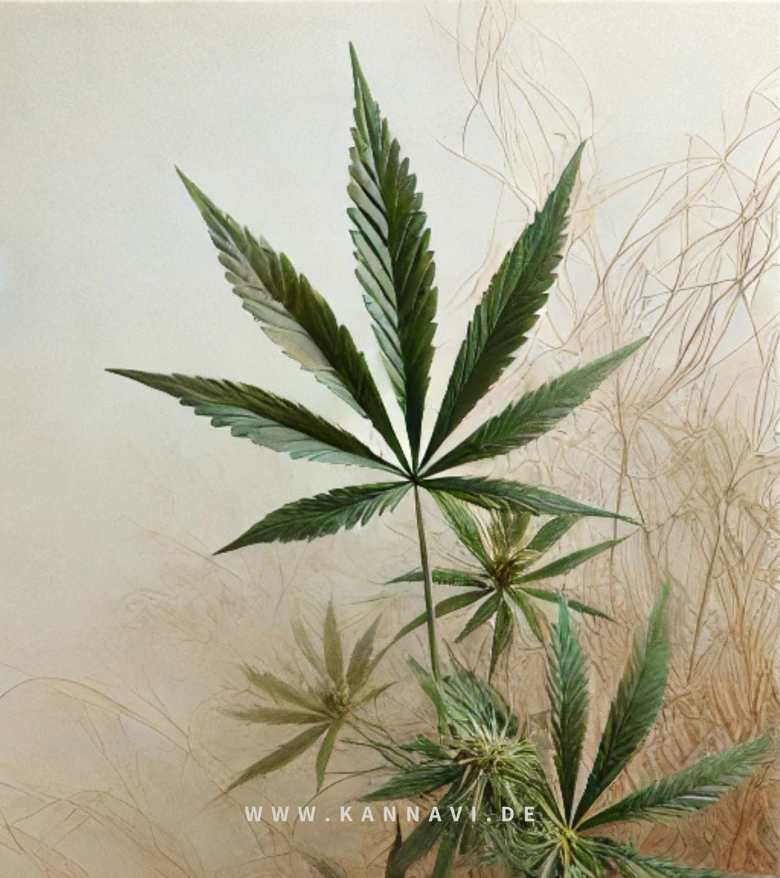 Vergleich von CBD-Hash und CBD Blüten – Hanfpflanze als neutrales Headerbild