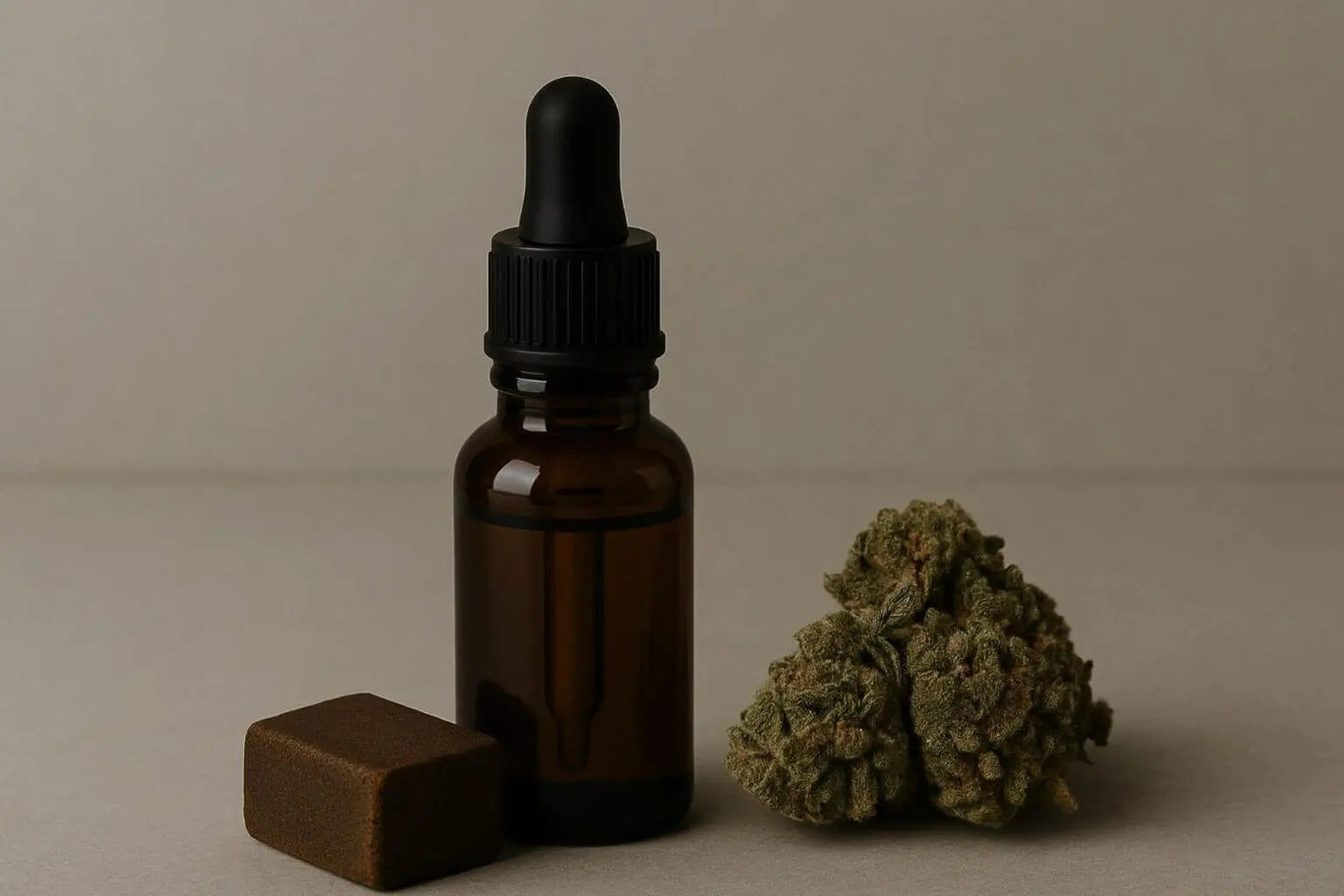 Unverpackte CBD Produkte der Marke Kannavi wie Blüten, Hasch & CBD Öl 