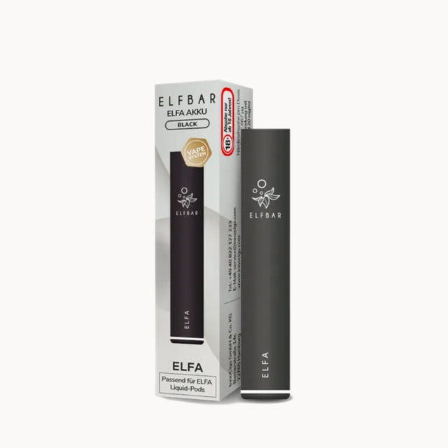 Elfa Vape Kit in Schwarz – elegantes Basisgerät mit starker Leistung.
