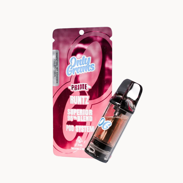 Superior Pod Runtz von OnlyGrams – tropisch-süßes Aroma mit 96% 10-OH-HHC für Genießer.
