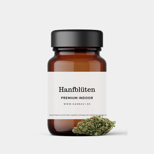 Erdbeerli, Indoor CBD Hanfblüten der Marke Kannavi